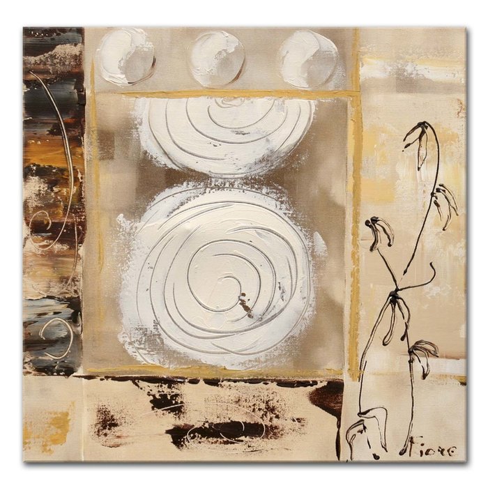 Five circles | Origineel schilderij