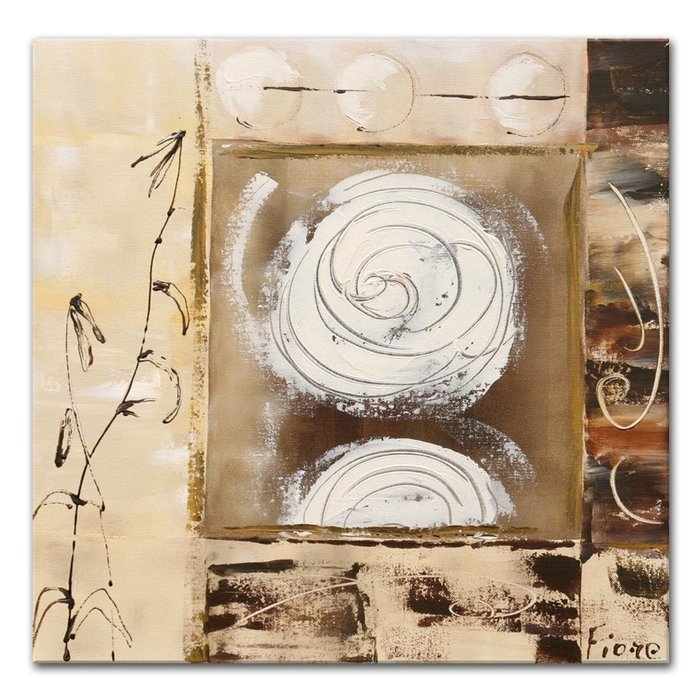 Two circles | Origineel schilderij