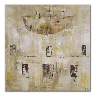 Schilderij Aardetinten & abstract
