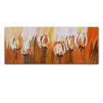 Tulpen in oranje | Origineel schilderij