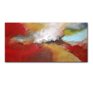 Schilderij | Abstract landschap