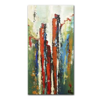 Schilderij | Figuren in groen II