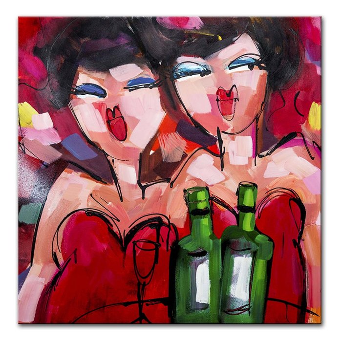 Feestje | Origineel schilderij