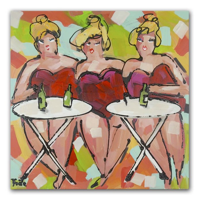 Zomers genieten | Origineel schilderij