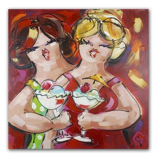 Schilderij | Calorietjes tellen