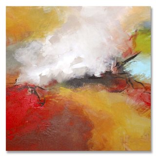 Kleurrijk abstract schilderij