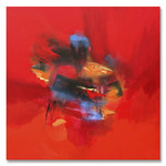 Schilderij met rood