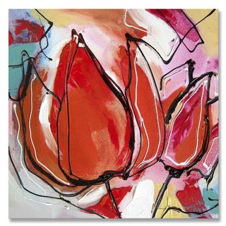 Schilderij | Kleurrijke tulpen IIII