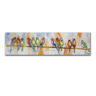 Schilderij | Vogeltjes op een tak