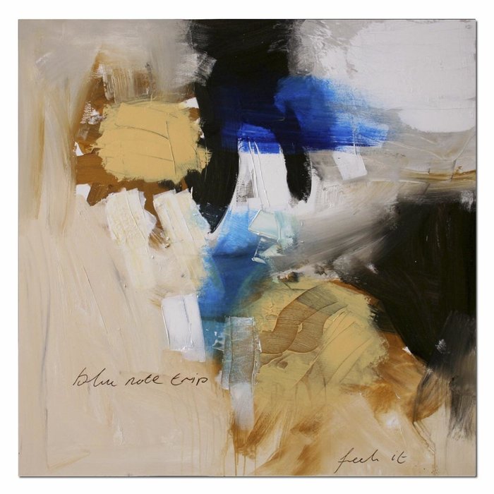 On a blue note | Origineel schilderij