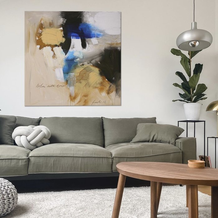 On a blue note | Origineel schilderij