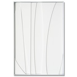 Milan Wit | 3D Wanddecoratie met relief