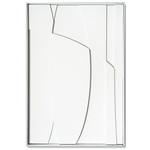 Genua Wit | 3D Wanddecoratie met relief