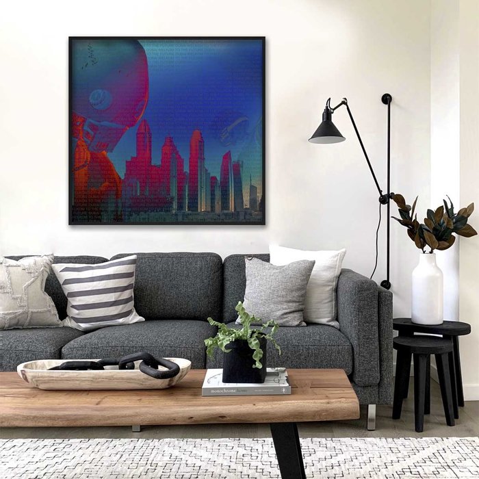 Future is coming | Fotokunst op dibond