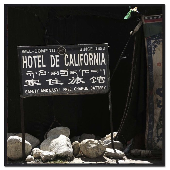 Hotel California | Fotokunst op dibond
