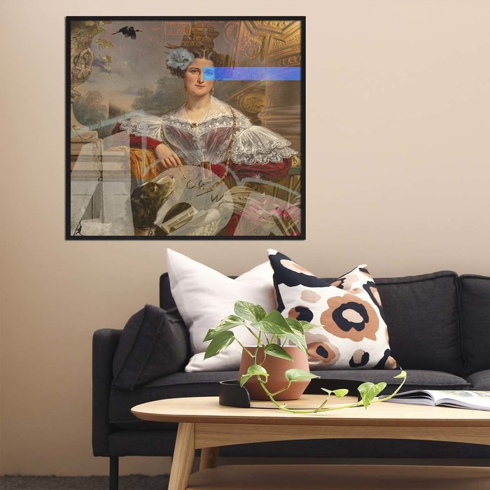 Seated Woman | Fotokunst op dibond