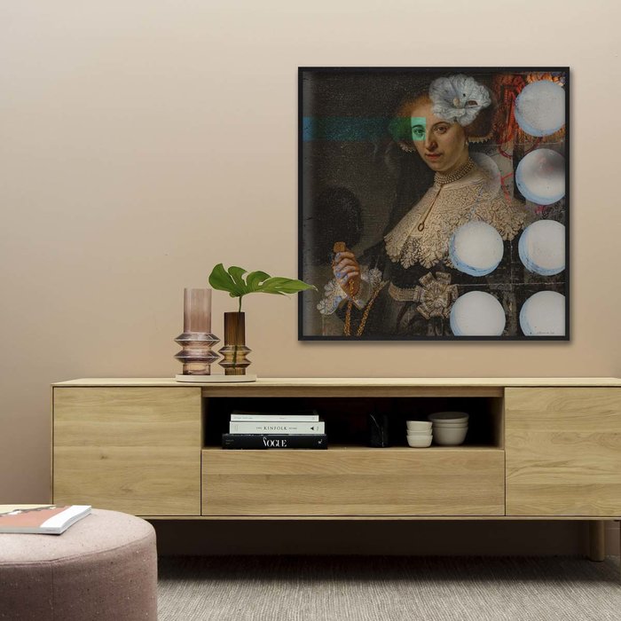 Portret van Oopjen | Fotokunst op dibond