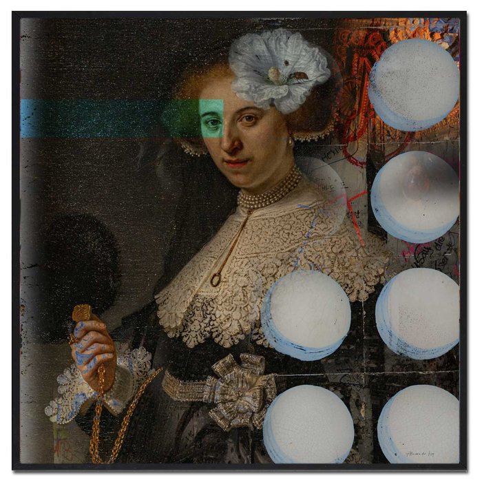 Portret van Oopjen | Fotokunst op dibond