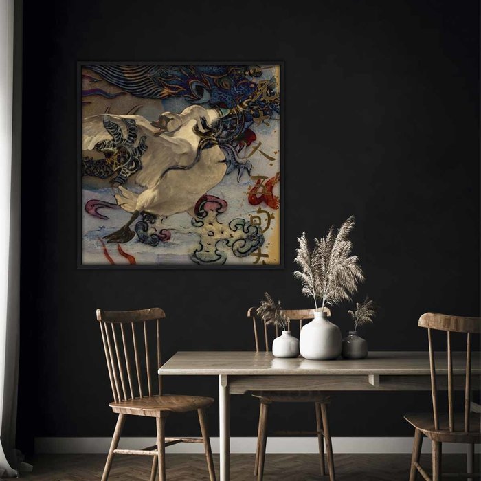 Witte Zwaan | Fotokunst op dibond