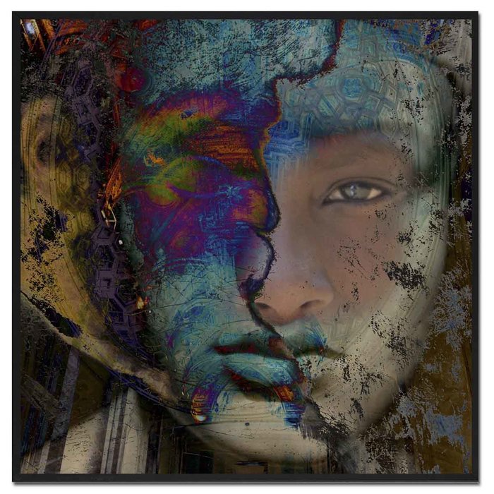 The Face | Fotokunst op dibond