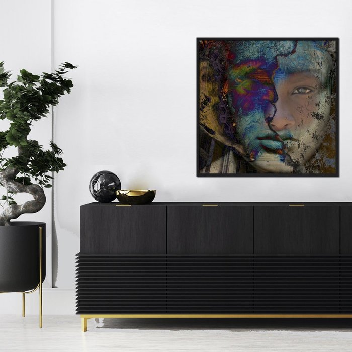 The Face | Fotokunst op dibond