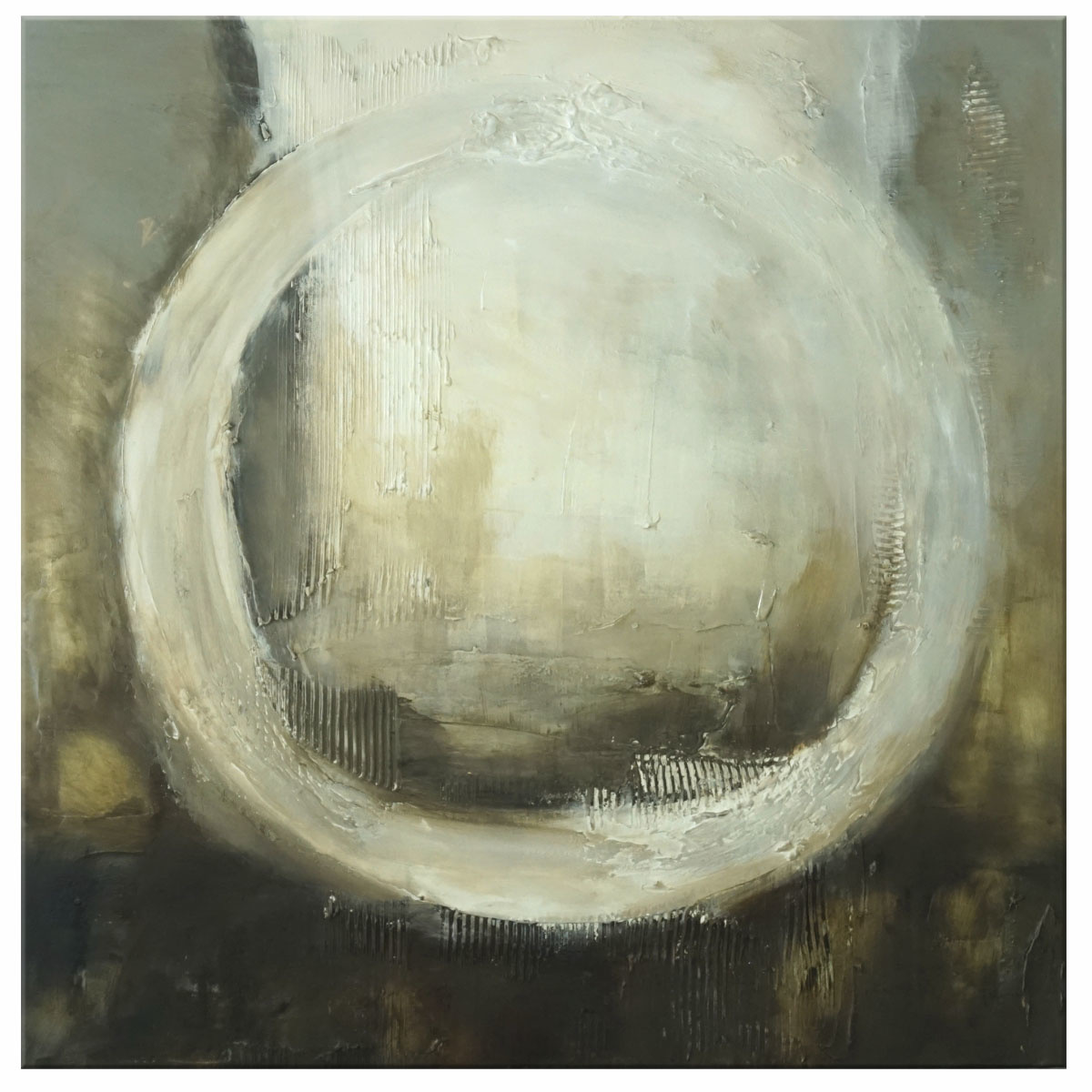 Grey Round | Origineel schilderij