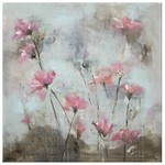 Pink Flowers II | Origineel schilderij