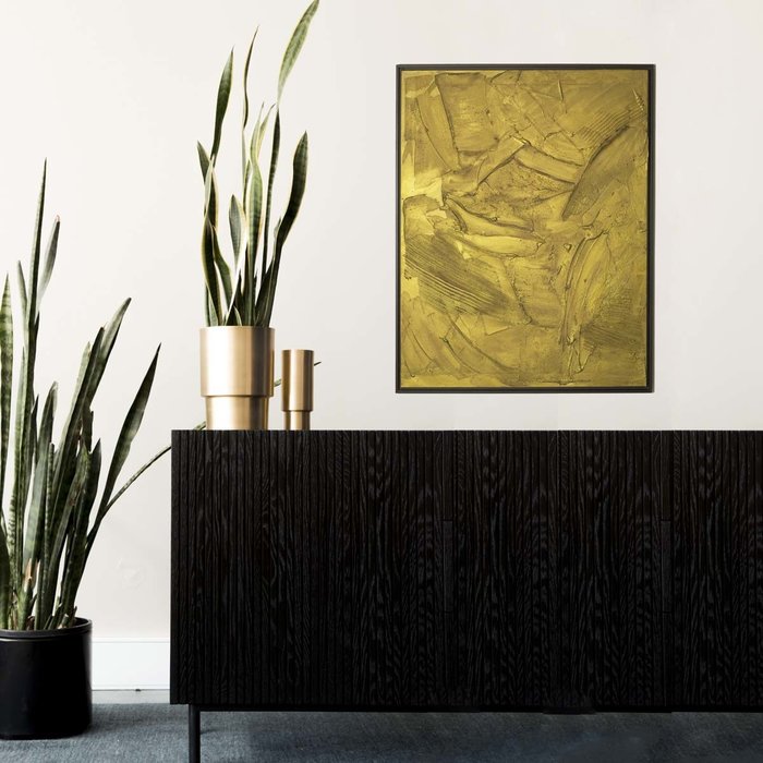 Sun | Origineel schilderij in baklijst