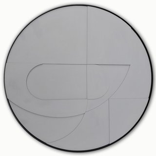 3D Schilderij | Denver 1 grijs | 115 cm | met stalen frame