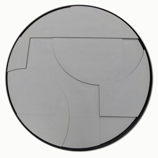 3D Schilderij | Denver 3 Grijs | 115 cm | met stalen frame