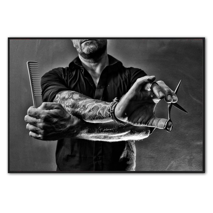 Barbershop | Fotokunst op dibond