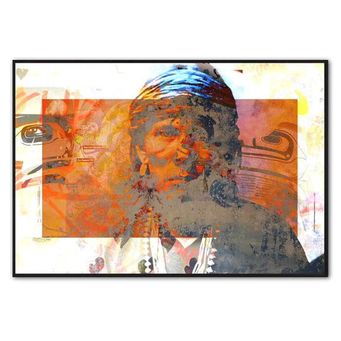 The Indian | Fotokunst op dibond