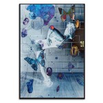 Lady Butterfly | Fotokunst op dibond