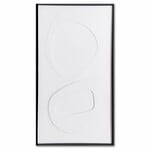 Hellen Wit | 3D schilderij met houten baklijst