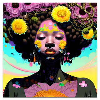 AI Digitale kunst | More Flowerpower