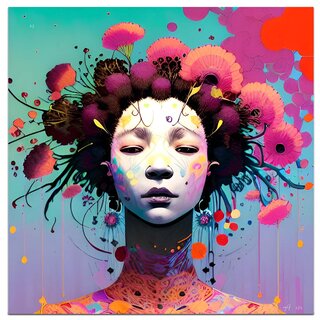 AI Digitale kunst | Head Bloom