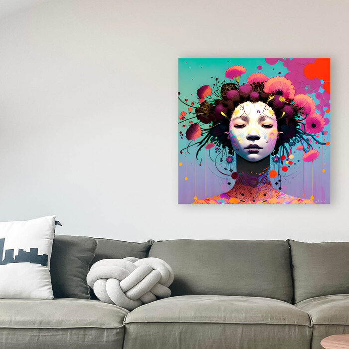 Head Bloom | AI Digitale Kunst