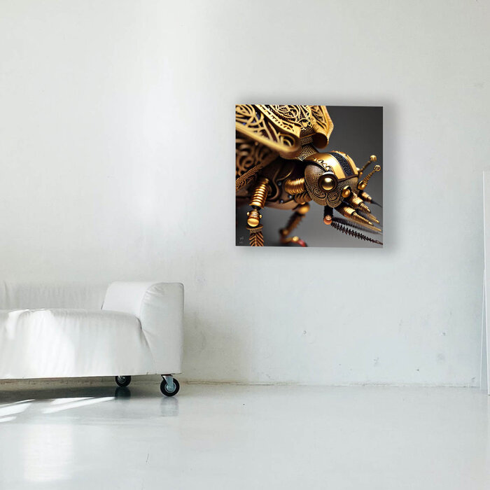 Golden Fly | AI Digitale Kunst