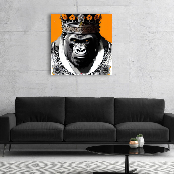 King Gorilla | AI Digitale Kunst