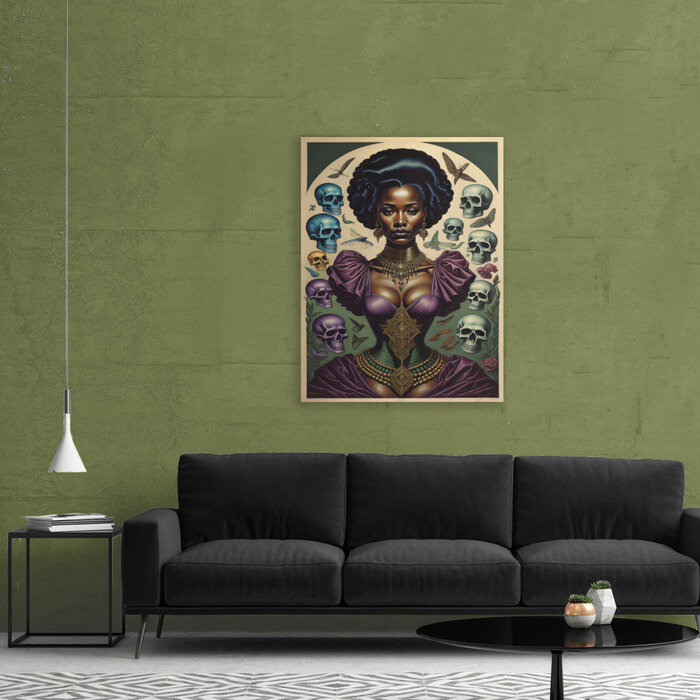 Queen of Life | AI Digitale Kunst