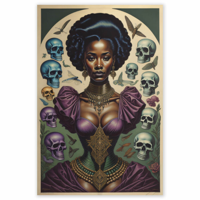 Queen of Life | AI Digitale Kunst