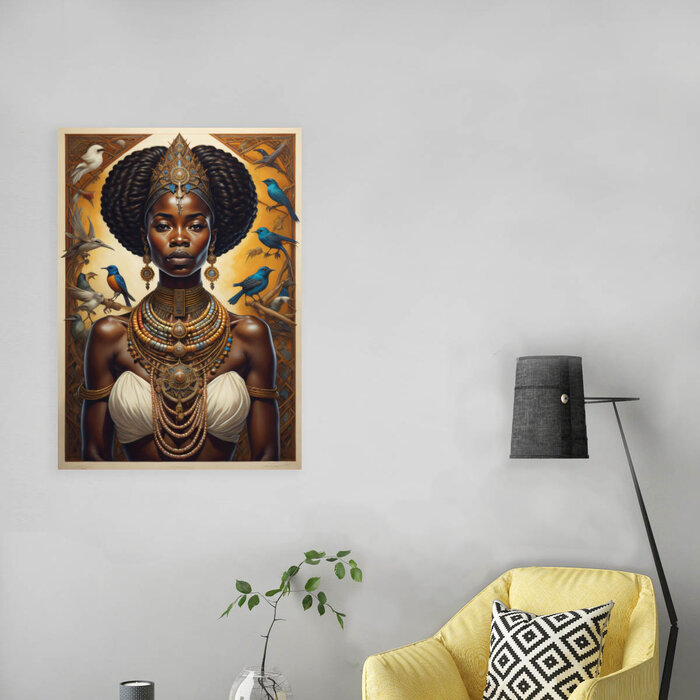 Queen of the Sunset | AI Digitale Kunst