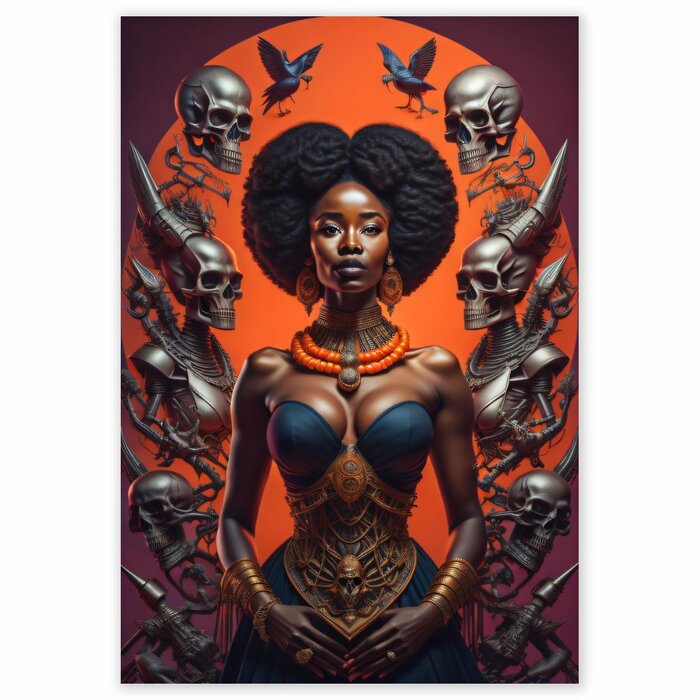 Queen of the Night | AI Digitale Kunst