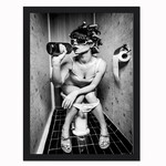 Drinking | Poster met zwarte lijst