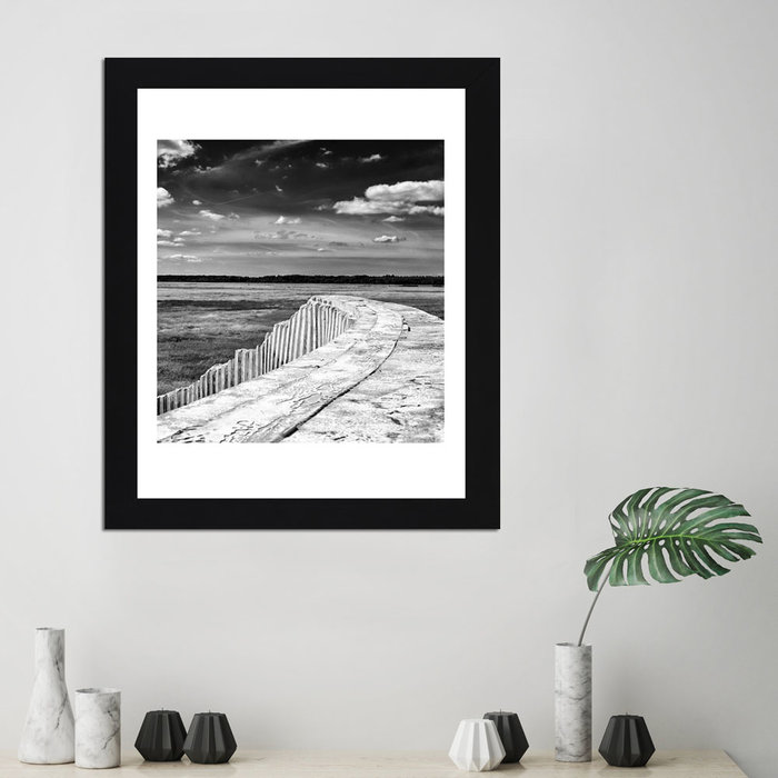 Lijst Genova Zwart | Houten posterlijst