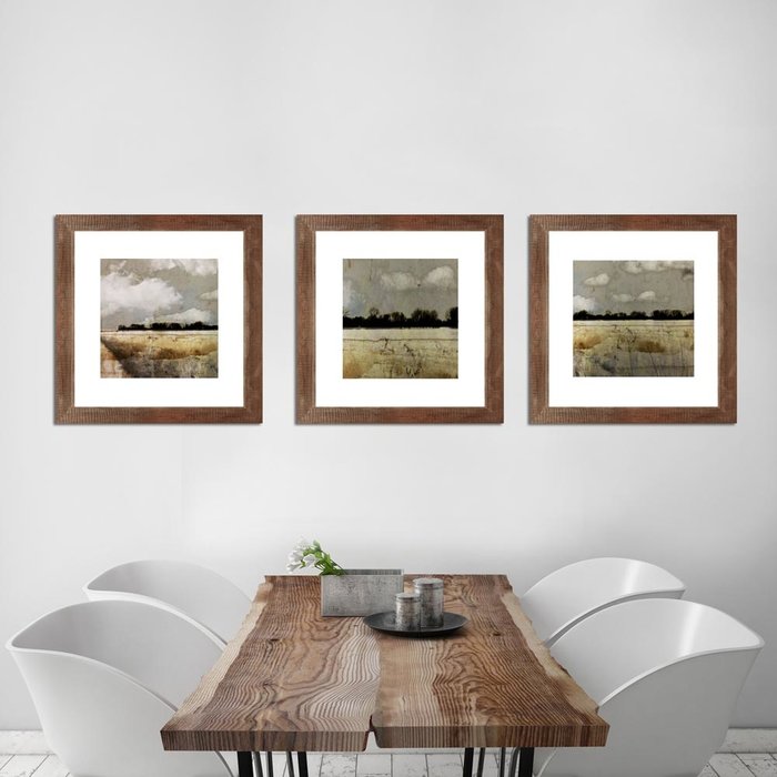 Lijst Oslo Bruingoud | Houten wissellijst