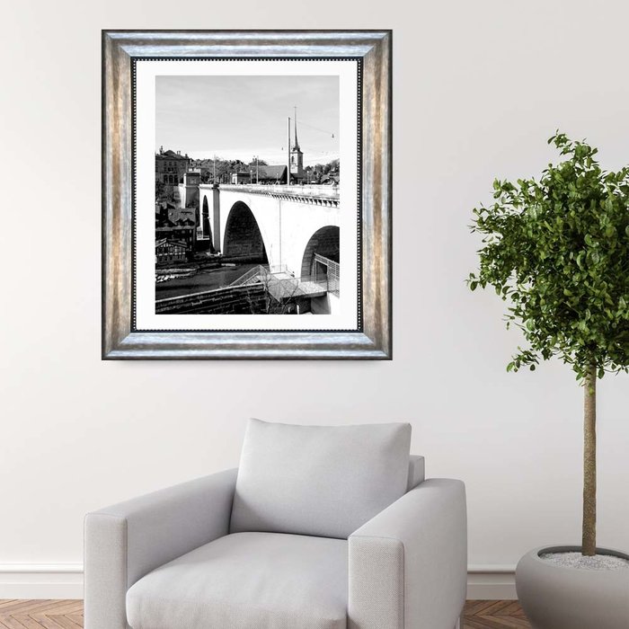 Lijst Vienna Zilver | Houten wissellijst