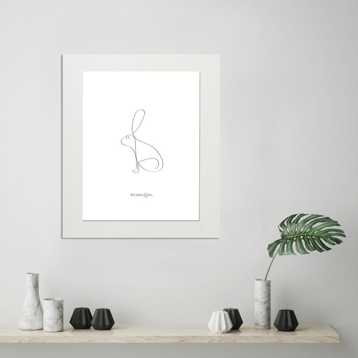 Lijst Helsinki Wit | Houten Wissellijst