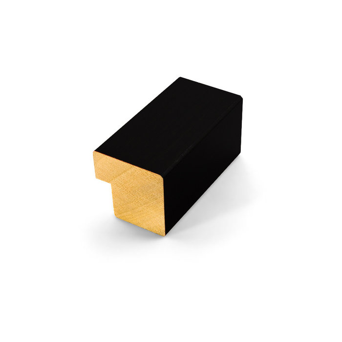 Lijst Cuneo | Zwarte moderne wissellijst