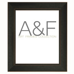 Lijst Praha Zwart | Klassiek zwart met rood accent